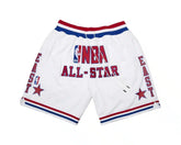 1988 All-Star Game East White Retro Shorts