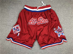 1991 All Star Game West Red Basketball Shorts