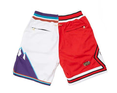 1997 Finals Bulls vs. Jazz Red/White Shorts