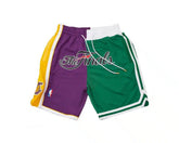2008 Finals Lakers x Celtics Shorts (Purple/Green)