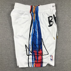 Brooklyn Nets 2023 White City Edition Shorts