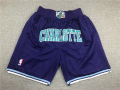Charlotte Hornets Shorts Purple
