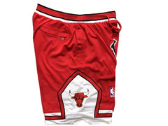 Chicago Bulls Red Basketball Shorts