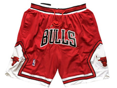 Chicago Bulls Red Basketball Shorts