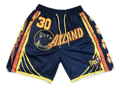 Golden State Warriors 30 Curry Navy Final Shorts
