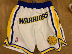 Golden State Warriors Shorts White