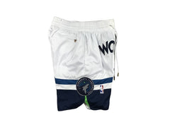 Minnesota Timberwolves Association White Shorts