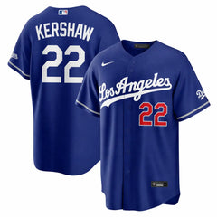 LA Dodgers 2026 Clayton Kershaw Royal Alternate Stadium Jersey - Stitched Edition
