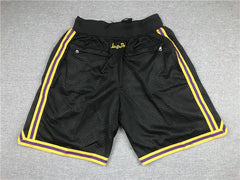 Kobe Bryant 8 24 Los Angeles Lakers KOBE Black Shorts