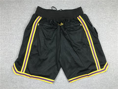 Kobe Bryant 8 24 Los Angeles Lakers MAMBA Black Shorts