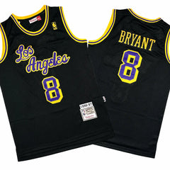 Kobe Bryant 8 Los Angeles Lakers 1996-97 Black Stitched Jersey