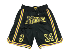 Lakers 8 24 MAMBA Black Shorts