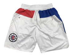 La Clippers Association White Shorts