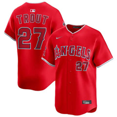Angels Mike Trout Red Limited Jersey Stitched