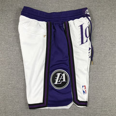Los Angeles Lakers 2022-23 City Edition White Shorts