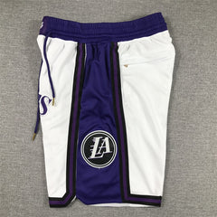 Los Angeles Lakers 2022-23 City Edition White Shorts
