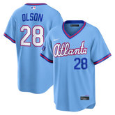 Braves Matt Olson Powder Blue 2026 City Connect Jersey Stitched