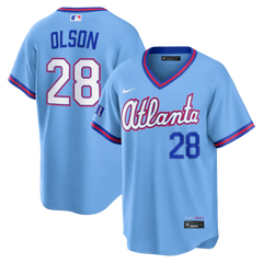 Braves Matt Olson Powder Blue 2026 City Connect Jersey Stitched