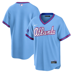 Braves Powder Blue 2026 City Connect Jersey Stitched