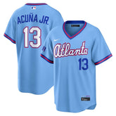 Braves Ronald Acuña Jr. Powder Blue 2026 City Connect Jersey Stitched