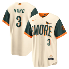 Orioles Taylor Ward Natural 2026 City Connect Jersey Stitched