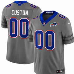 Bills 2026 Gray Nickel City Custom Stitched Jersey