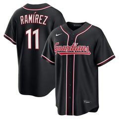 Cleveland Guardians José Ramírez 2026 Fashion Black Out Jersey - Stitched Edition