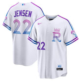 Kansas City Royals Carter Jensen White 2026 City Connect Jersey Stitched