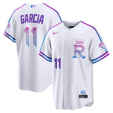 Kansas City Royals Maikel Garcia White 2026 City Connect Jersey Stitched