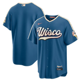 Milwaukee Brewers Mineral Blue 2026 City Connect Jersey Stitched