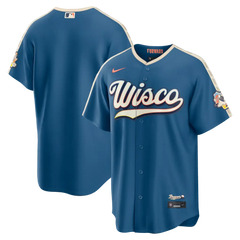 Milwaukee Brewers Mineral Blue 2026 City Connect Jersey Stitched