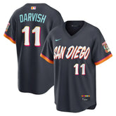 San Diego Padres Yu Darvish Obsidian 2026 City Connect Jersey Stitched