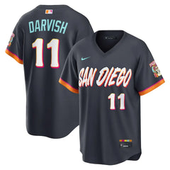 San Diego Padres Yu Darvish Obsidian 2026 City Connect Jersey Stitched
