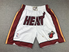 Miami Heat White Shorts - Association Edition