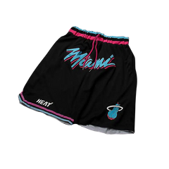 Miami Heat Vice Black Shorts