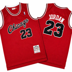 Michael Jordan 23 Bulls Red 1984 Vintage Jersey Stitched