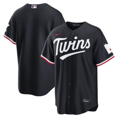 Twins Navy Alternate Stadium Jersey Stitched