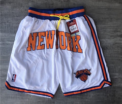 New York Knicks Shorts White