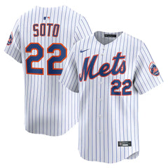 Mets Juan Soto White Home Limited Jersey Stitched