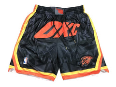 Oklahoma City Thunder City Edition Black Shorts