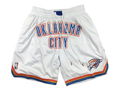 Oklahoma City Thunder White Shorts