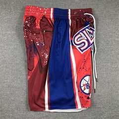 Philadelphia 76ers 1996-97 Hyper Hoops Shorts