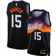 Phoenix Suns Devin Booker 2025-26 City Edition Black Stitched Jersey