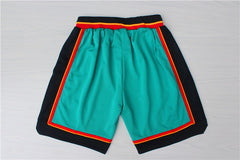 Detroit Pistons Green Hardwood Classics Shorts Green