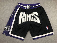 Sacramento Kings Shorts Black