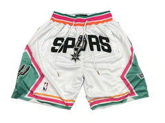 San Antonio Spurs 2021 City Edition Shorts - White
