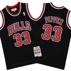 Scottie Pippen 33 Chicago Bulls Black Stitched Jersey