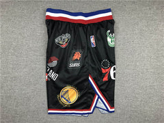 All Teams Logo Basketball Shorts Black