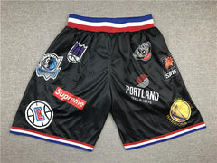 All Teams Logo Basketball Shorts Black