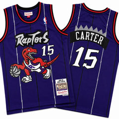 Vince Carter 15 Raptors Purple Throwback Jersey Stitched